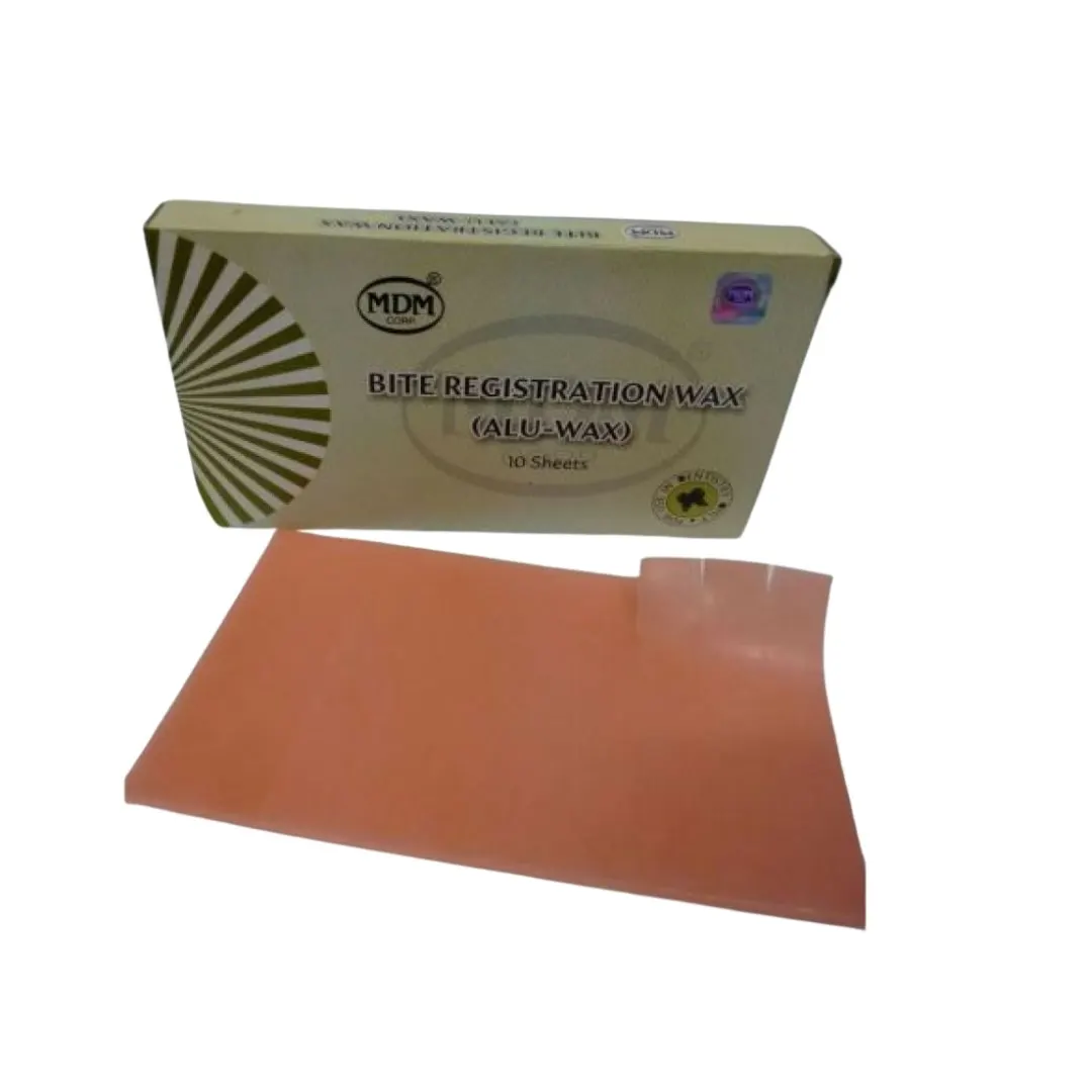 MDM Bite Registration Wax (Alu Wax) 10 Sheets Shop4Smile Delivering